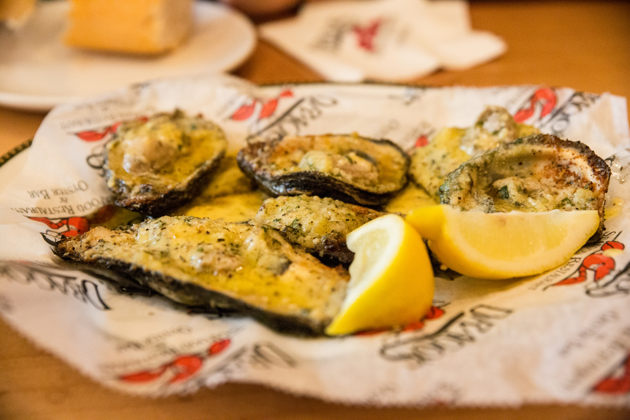 Drago's charbroiled oysters