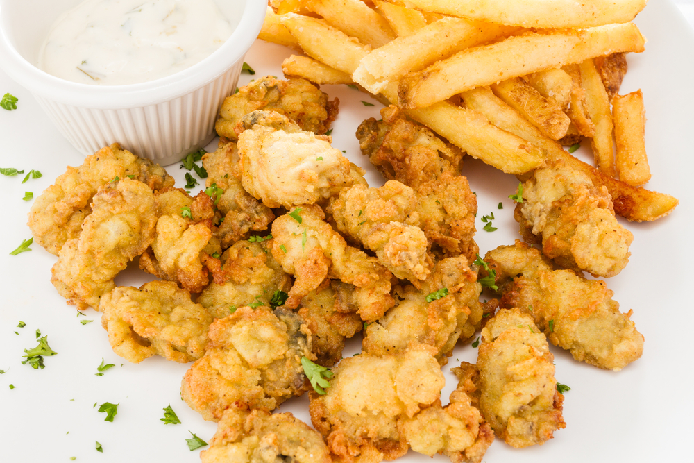 Chipotle Lime Dipping Sauce, Fried Oysters